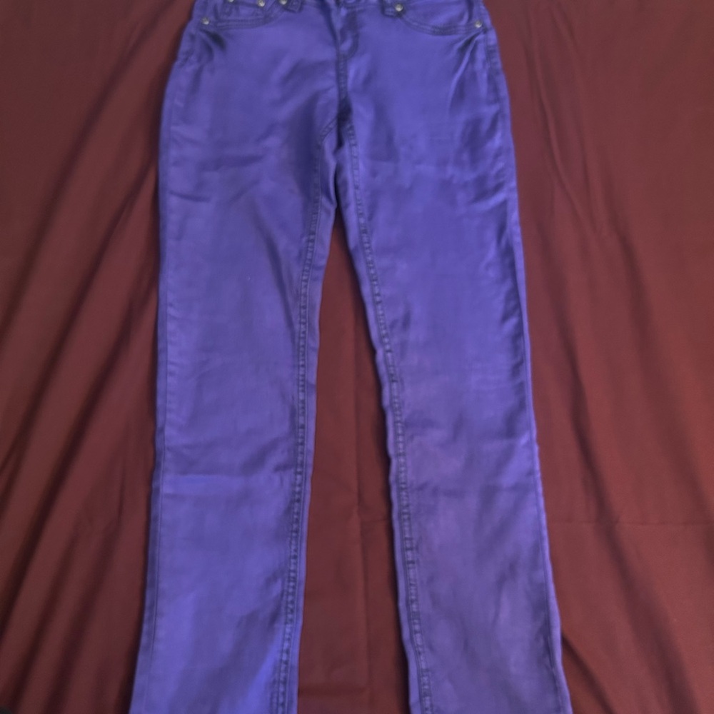 Mudd Kids Casual Jeggings in Vibrant Purple